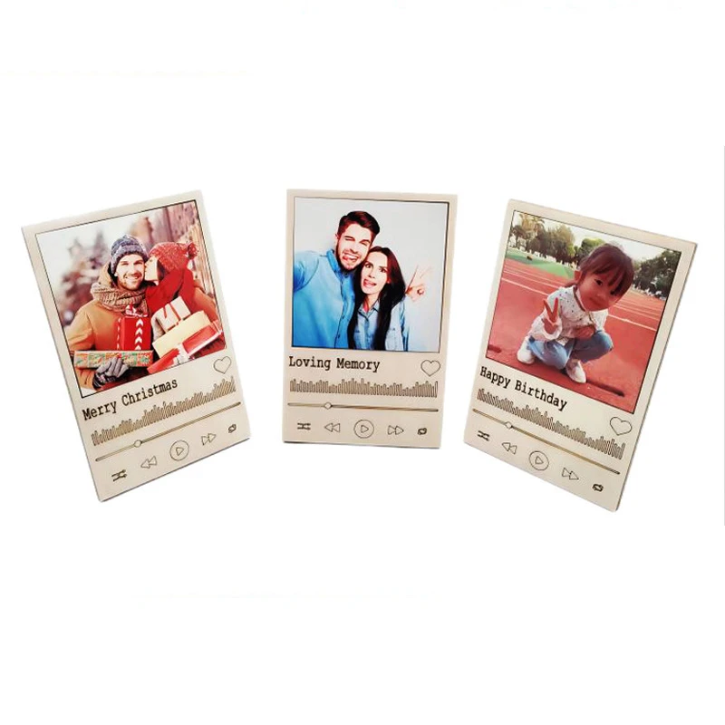 

Vintage MDF Mini Photo Frame Blank Sublimation Home Decoration Wooden Photo Frame