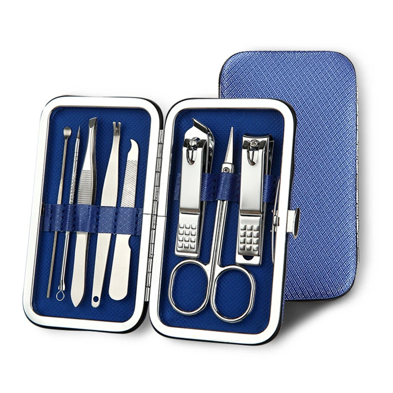 

Professional Nail Clippers Kit Pedicure Care Tools Stainless Steel Men Grooming Kit 29pcs Manicure Set for Travel Home