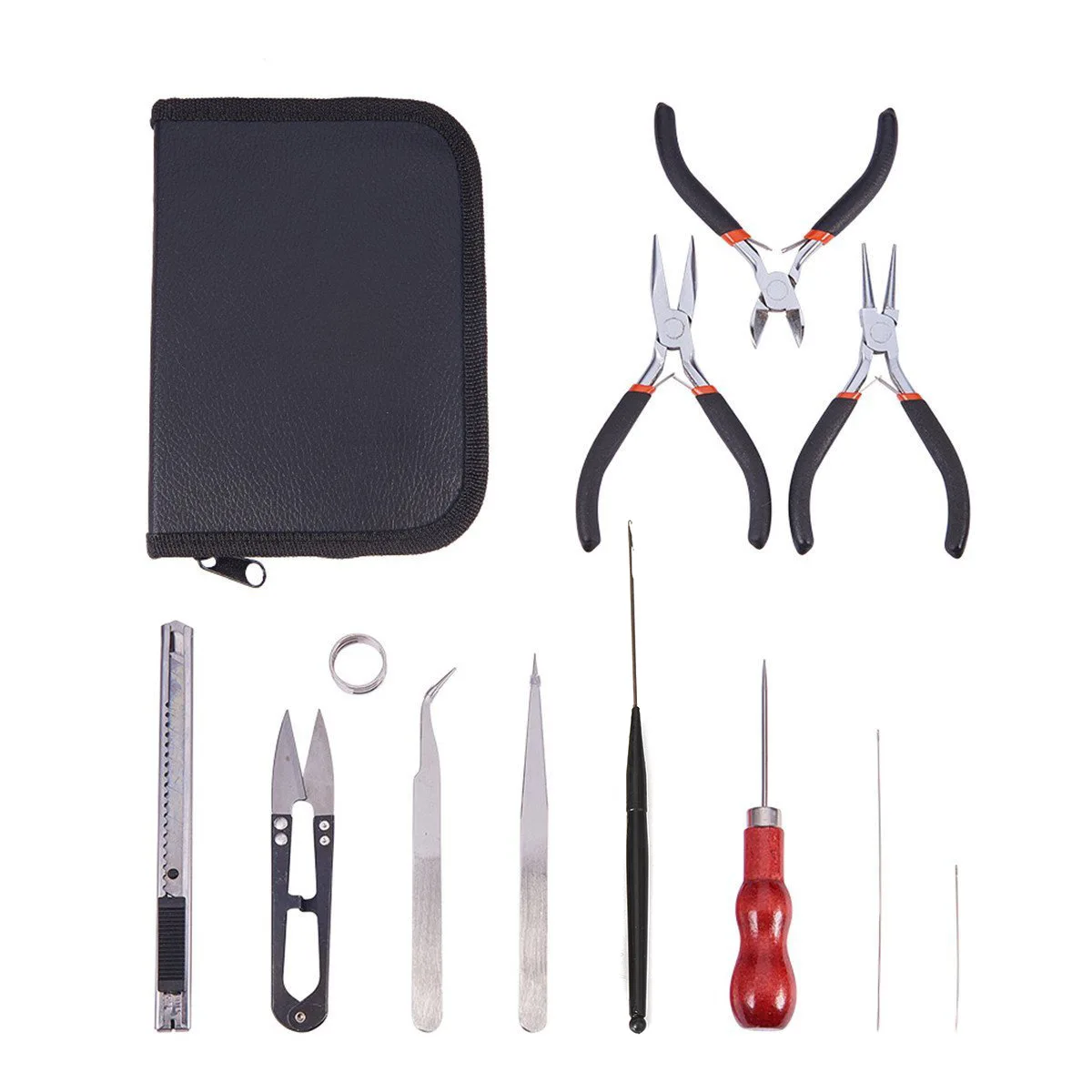 

12pcs combination hardware accessories Jewelry making tools set diy handmade jewelry tools pliers