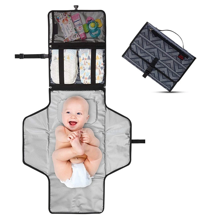 

New arrival hot selling newborns foldable bed bag waterproof baby diaper bag portable changing mummy nappy pad, Customized
