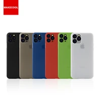 

Ultra Thin 0.3mm 0.4mm Translucent Matte Colourful Ultra Thin Slim Soft PP Phone Case for Iphone 11 pro max