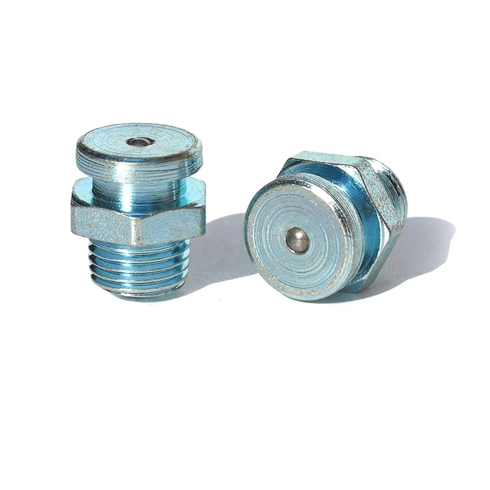 Chinese Factory 1/4npt Brass Button Head Grease Zerk Nipple In Stock