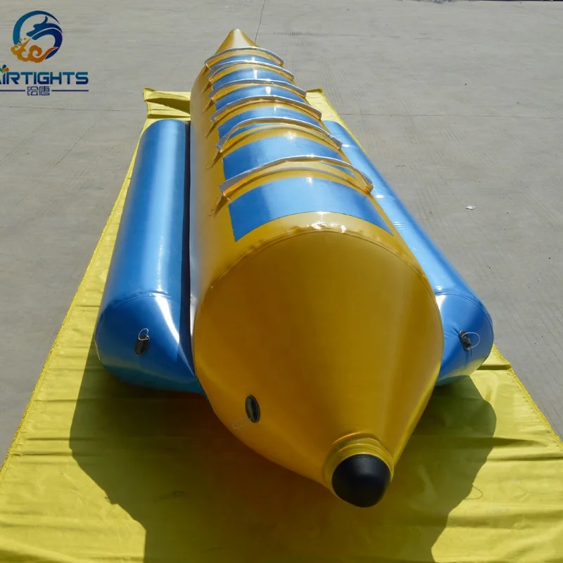 

Custom PVC water games towable water inflatable banana boat