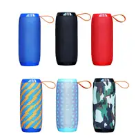 

Outdoor Portable Column Wireless Speaker 1200mAh TG106 wireless Speaker Support TF Card FM / AUX Radio Auxiliary Input