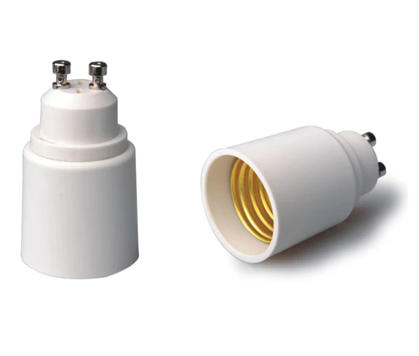 2 Pin GU10 to Standard Medium Base E27 E26 Screw Base Lamp Socket Converter