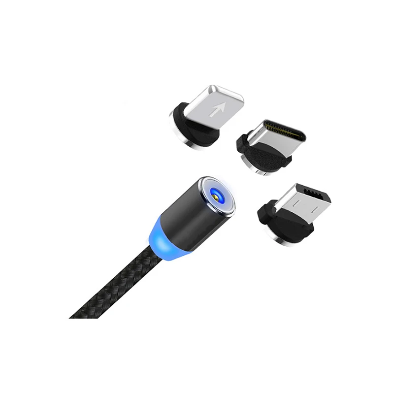 

Free a Sample Cable Phones 1M 3 In 1 Magnetic Flat Usb Fast Charging Micro Typc Singal Pin USB C Charger Cables For Mobile Phone, Black/gold/red/silver