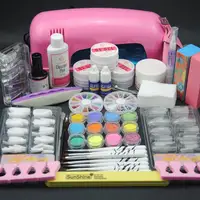 

UV Gel Lamp Dryer Nail Art Acrylic Powder French Tips Nail Kits for Salon