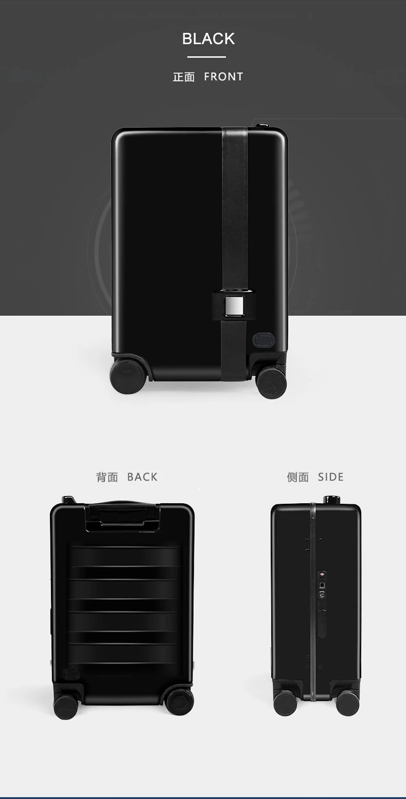 2020 New Automatic Following Robot Smart Luggage USB Charging Board Suitcase with remote control