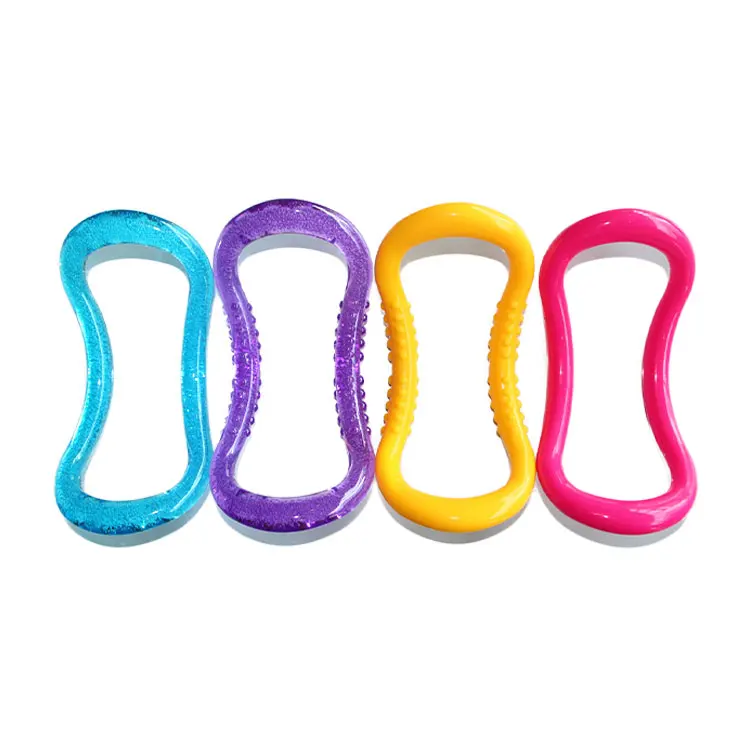 

Amazon Hot Selling New Design Yoga Ring Home Workout Magic Circle Pilates Yoga Stretching Ring, Pink/blue/green/purple/etc