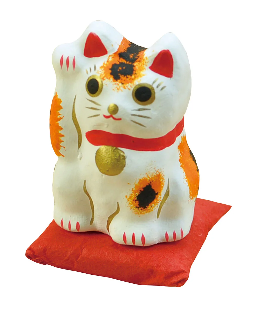 
MANEKI lucky cat Paper Mache, Popular Gift among foreigners 