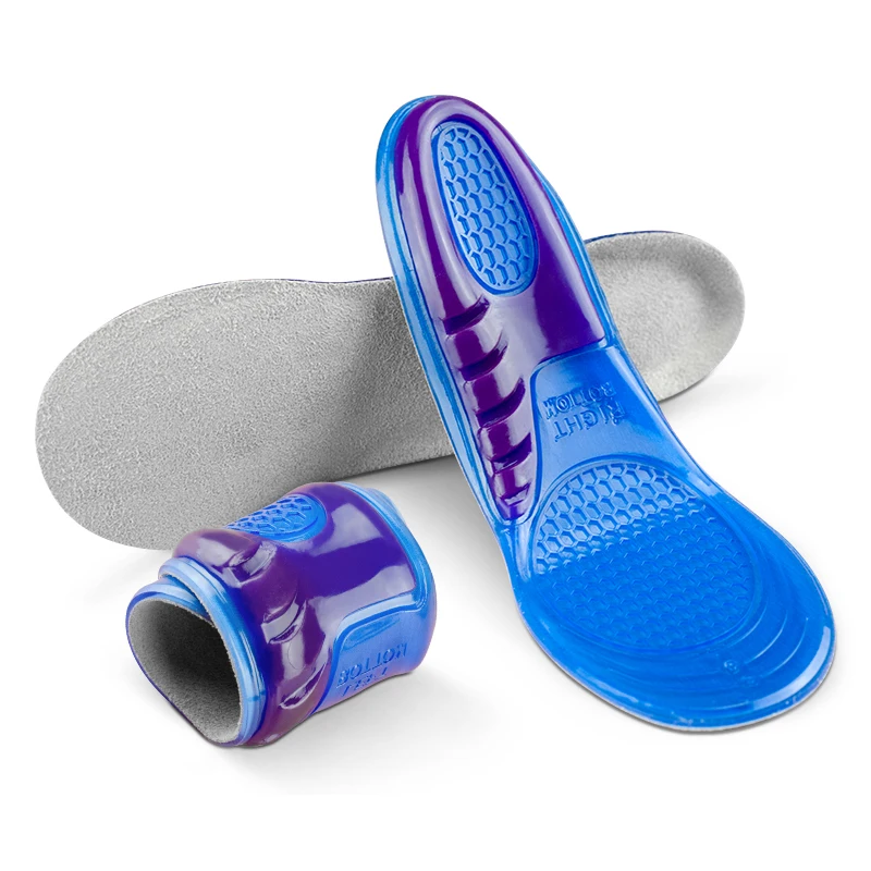 

Sports Massaging Silicone Gel Insoles Arch Support Orthopedic Plantar Running Insoles For shoes, As photo or customized