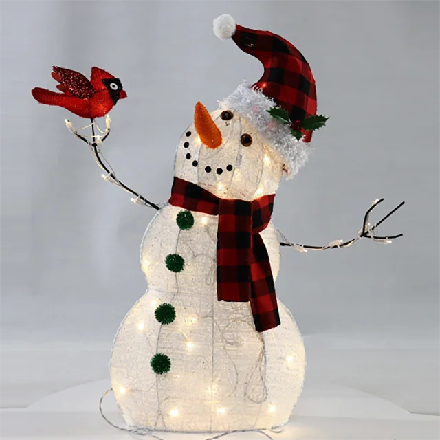 

New Hot Selling 36 inch Santa Snowman Lights Christmas Decoration Supplies motif light For Outdoor