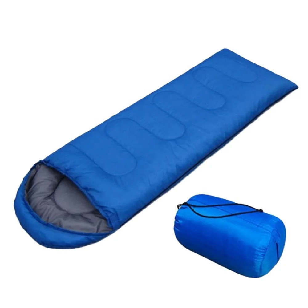 

Wholesale Cheap Outdoor 170T Polyester Adult Hollow Fiber Cotton Waterproof Travel Hiking Camping Envelope Sleeping Bag, Blue, green, red