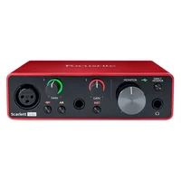 

Hot Selling Studio Recording Sound Card Focusrite Scarlett Solo With Low Price For Meeting Broadcast