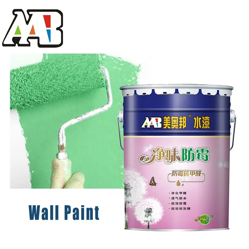 
spray liquid interior latex acrylic resin paint for room 