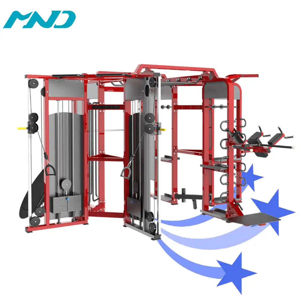 

Heavy China Dezhou Synergy E360 MND Fitness Multi Station Super Multi-Station Gym Commercial Equipment Sport Equipment, Selectivity