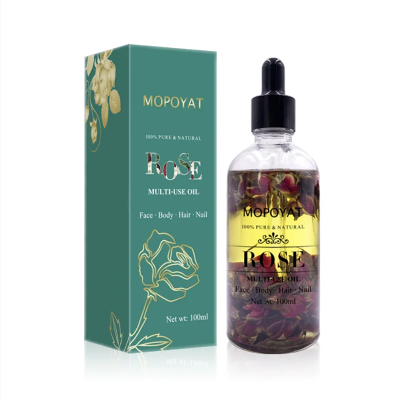 

Private label 100% Pure Organic Natural Rose Petal Essential Oils Face Skin Care Body Massage Oil