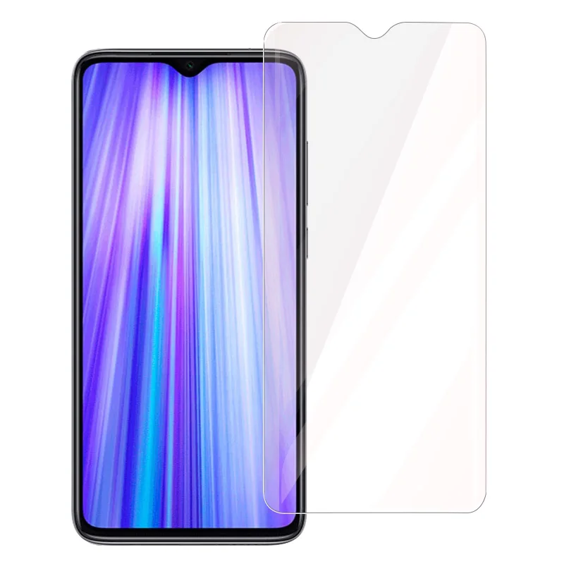 

9H mobile Prevent scratches fingerprint transparent Toughened glass Protective film for xiaomi redmi note 8 pro screen protector