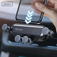 

INIU Gravity Car Holder For xiaomi in Car Air Vent Clip Mount No Magnetic Mobile Phone Holder GPS Stand For iPhone XS MAX