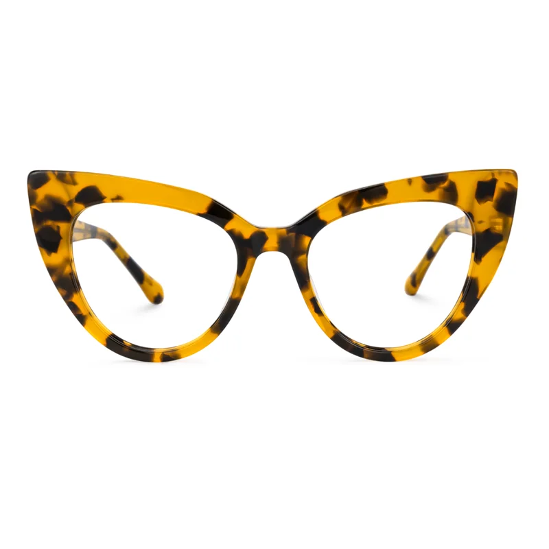 

Zeelool cat eye blue floral eye glass frames glasses optical woman glasses frame acetate eyeglass frames for eyeglasses