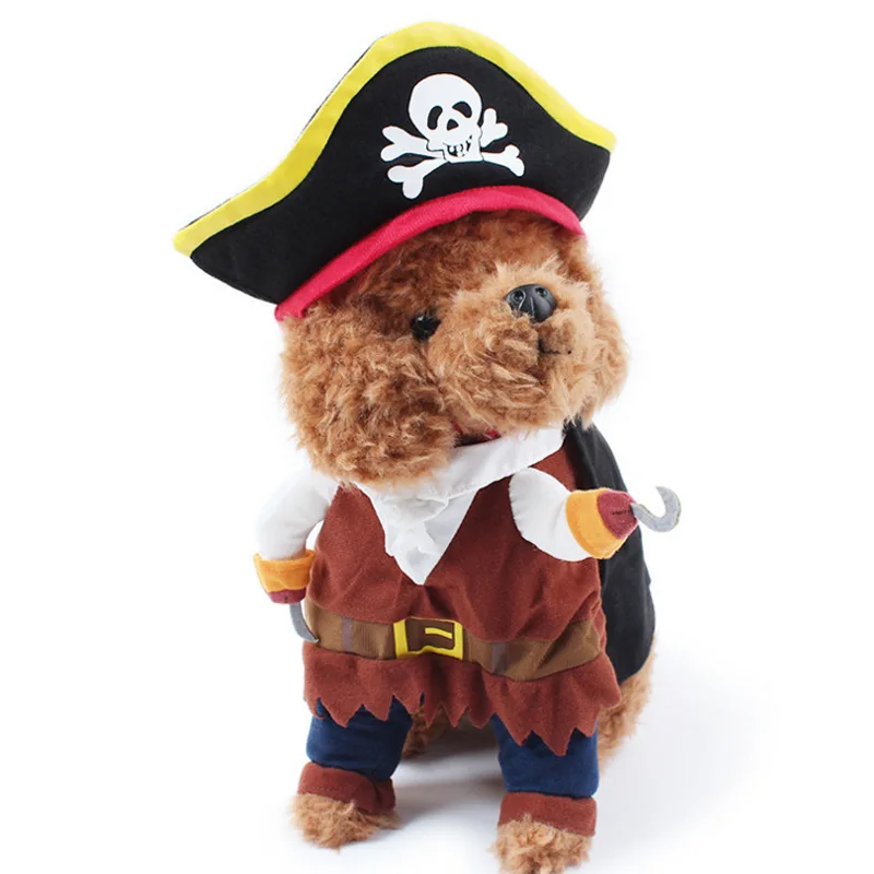

Wholesale Funny Dog Standing Clothes Pirates Turned Clothes Cosplay Dog Lovely Pet Apparel, Picture