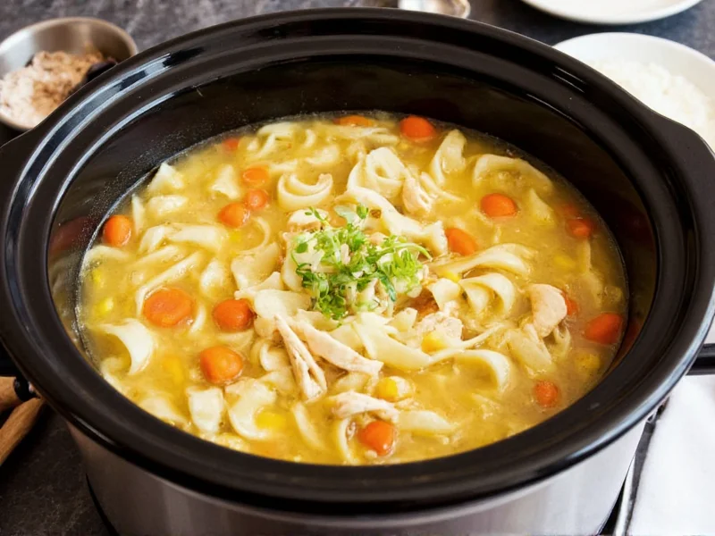 Slow Cooker Chicken Noodle Soup: Perfect Recipe Guide