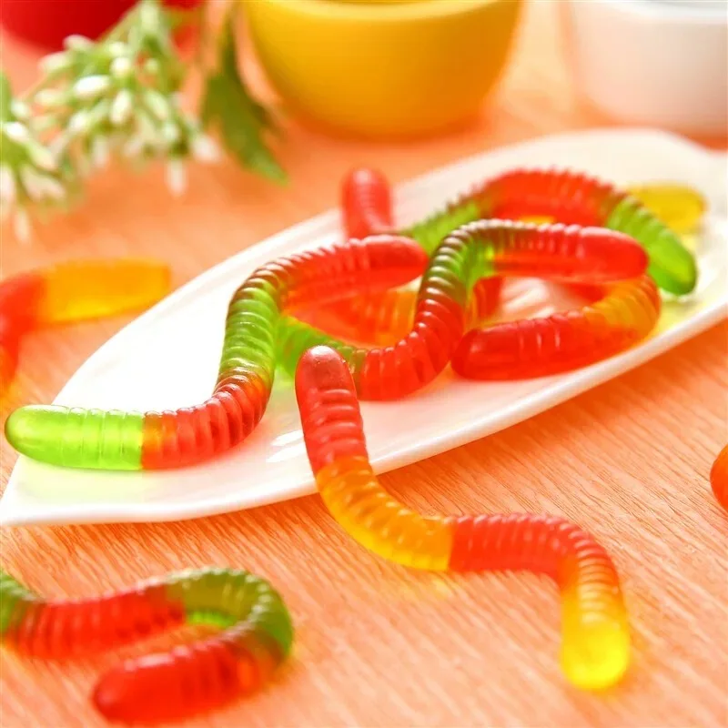 Halal Sour Worms Gummy Candy Wholesale Buy Gummies,Sour Worms Candy