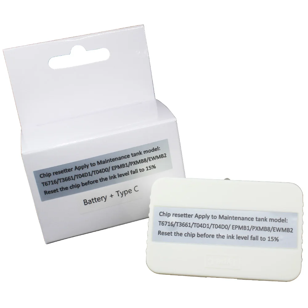 T6716 T04D1 T04d0 T3661 Maintenance Tank Chip Resetter for Epson WF- M5799 C5710 C5790 C5290 C5210 XP-15000 XP-6000 L6170 L6190