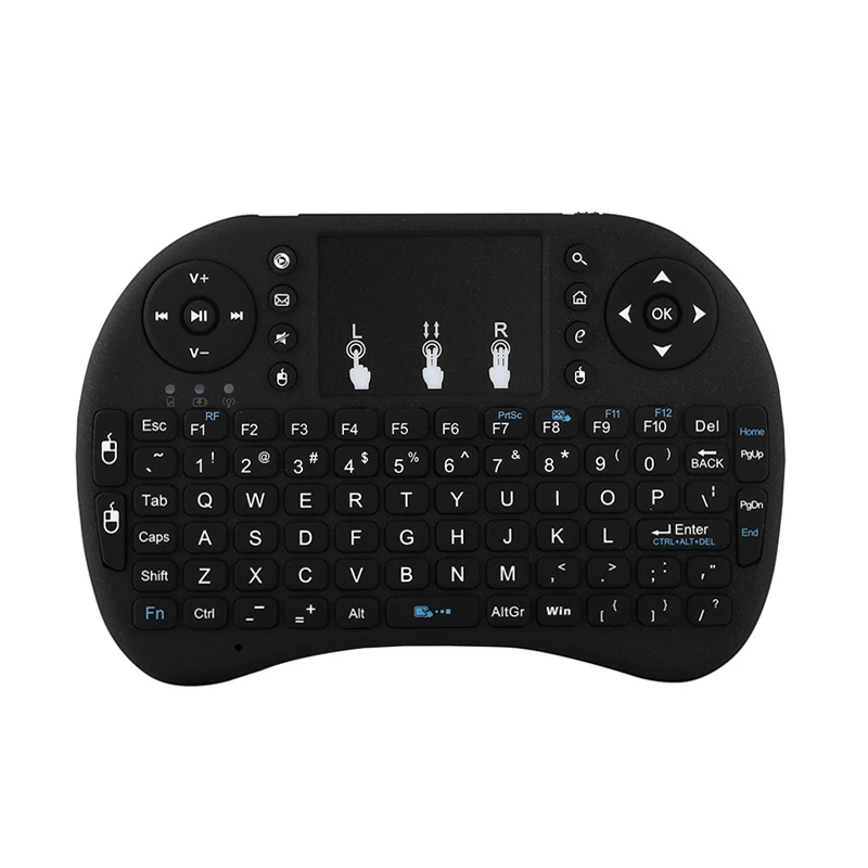 

2.4G Wireless Mini Keyboard with Touch Pad Remote Control for PC Laptop Android TV Box Smart TV for Raspberry Pi