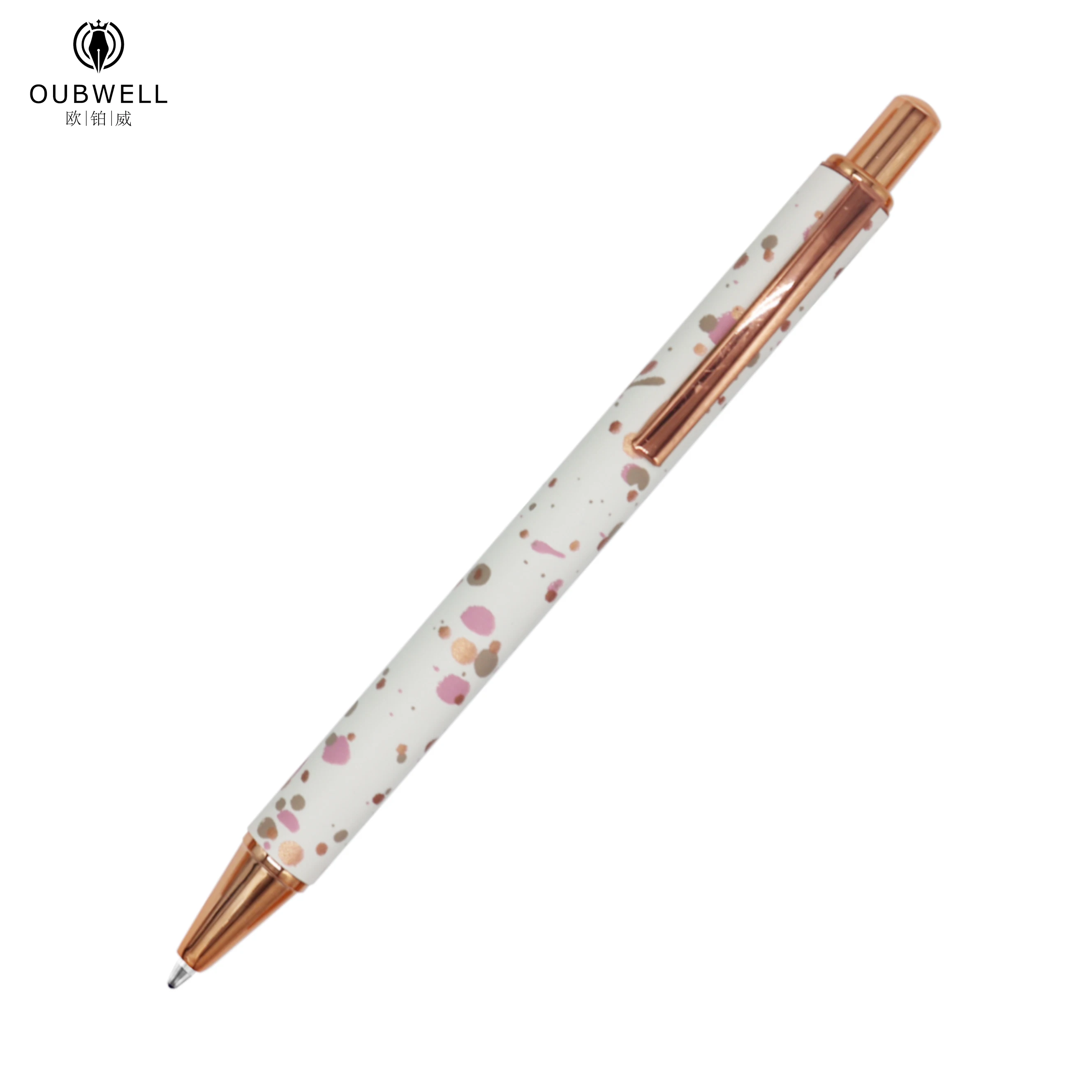
2020 pu leather pen personalized pen for gift metal ballpoint pen with customized leather 
