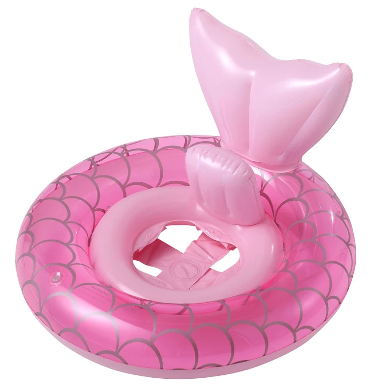 

New Upgrades Baby Swimming Float Infant Floating Kids Swim Pool Toys Toddler Rings Inflatable Baby Pool Float Swimming Rings, Opotional