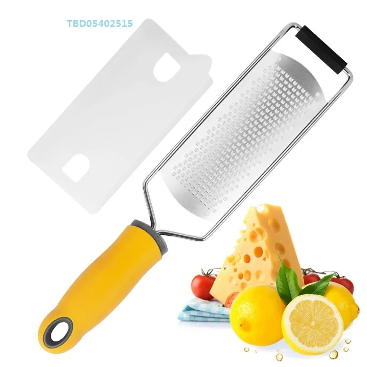 

2 PCS Multifunctional Stainless Steel Wide-Board Chocolate Lemon Zest Shredder Cheese Shavings Manual Cheese Grater