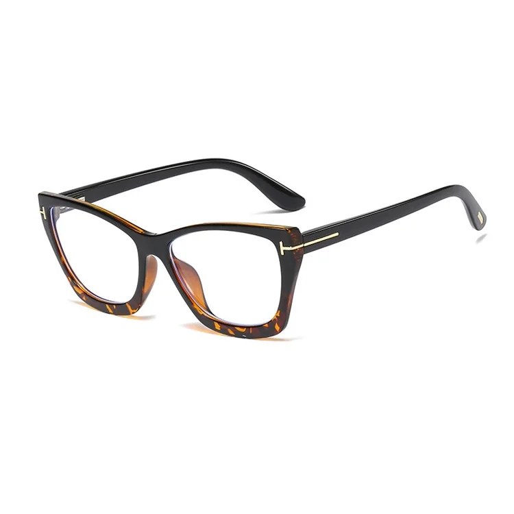 

93328 Popular TR90 optical eyeglasses frames with metal decorated fashion spectacle frames