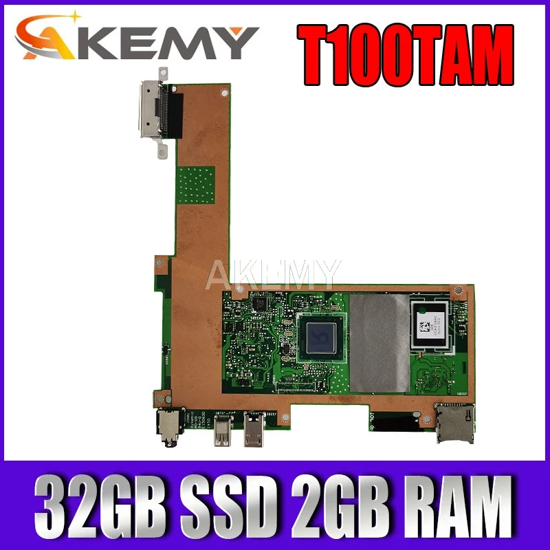 

T100TAM motherboard 32GB SSD 2GB RAM T100TAM Mainboard For Asus T100TAM Laptop motherboard T100TAM notebook motherboard Tested