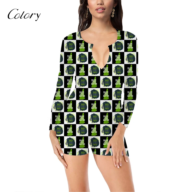 

Colory Finger Print Themed Pajamas Christmas Nightgown, Picture shows