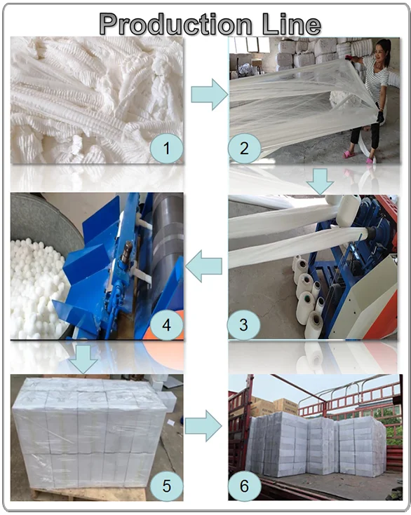 Alternative to Sand and Glass Fiber Material Filter Ball for Swimming Pool