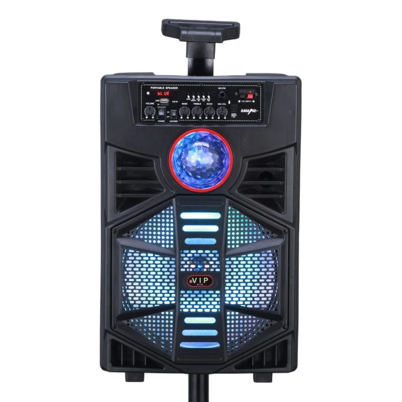 

12 Inch Professional Wireless BT Portable Manufacturer OEM Outdoor Karaoke Home Party DJ Trolley Speaker