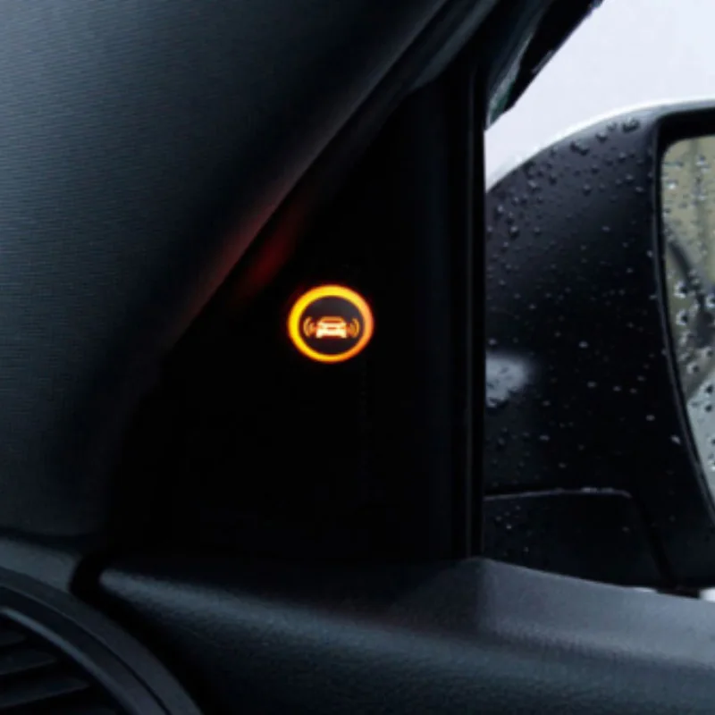 Car safer parking driving led light warning system blind spot detect radar bsd bsm