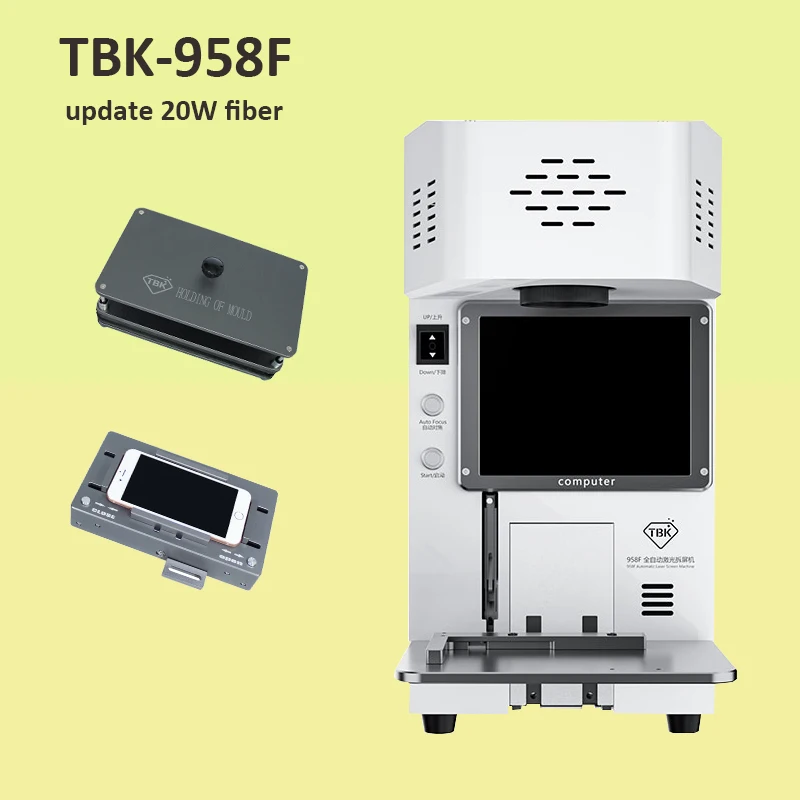 

Factory Price TBK Original Newest TBK 958F Laser Marking Separate Machine with Positioning Mold Auto Facus Mobile Repair Machine