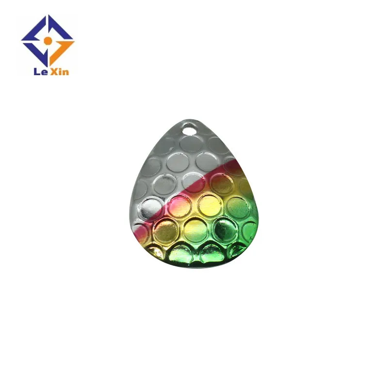 

2021 Top quality chatterbait blades china fishing accessories spinner bait Heart-shaped parts, 21 colors