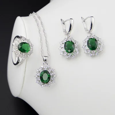 

Zircon suit super flash bridal banquet quality jewelry