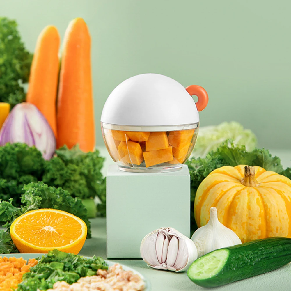 

Garlic Chopper Machine Meat Blender Mini Food Electric Salad Chopper Manual Pullcord Food Speedy Vegetable Chopper