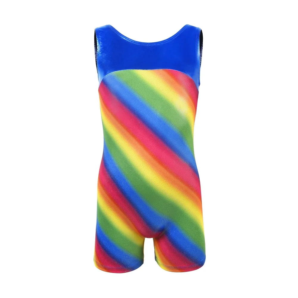 

Gymnastics Leotards for Girls Shiny Teen Leotard Athletic Clothes Activewear Boys, Picture