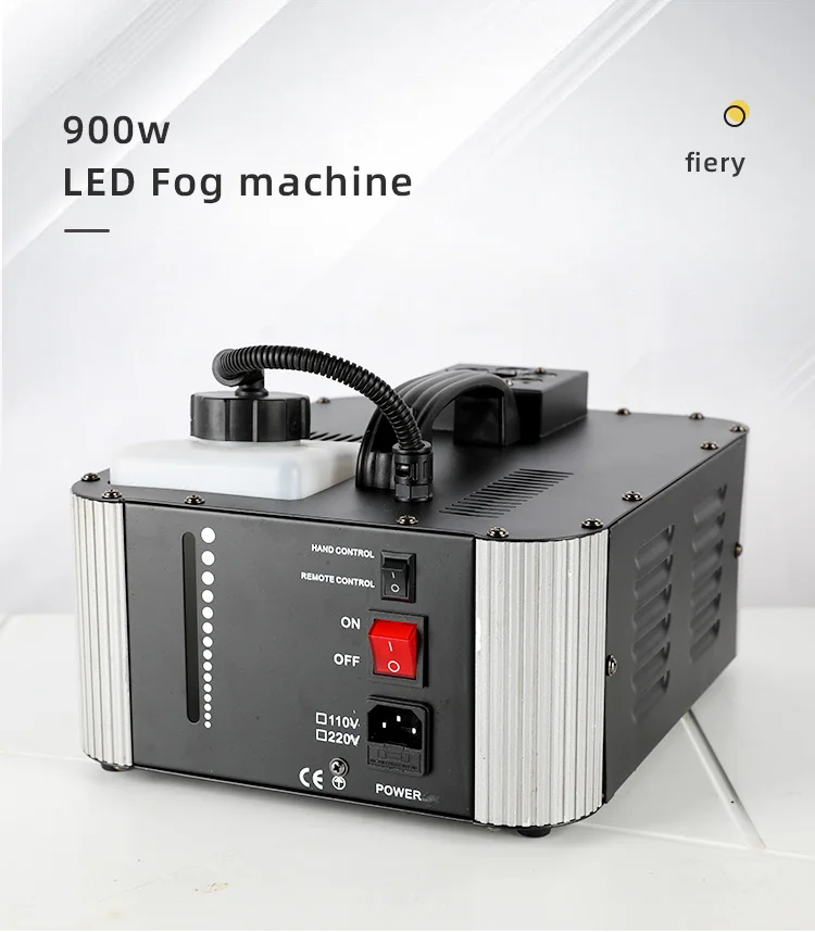  Special Effects For Wedding Party Led Black Stage Ground 900W Fog Smoke Machine DJ Power Vertical Fog Machine Fogger Machine