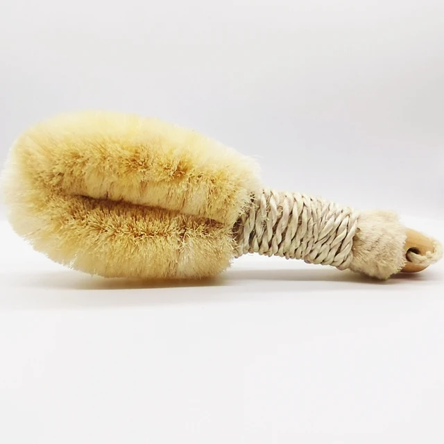 

Hand-made pure natural ECO skin friendly Sisal fiber dry Body brush