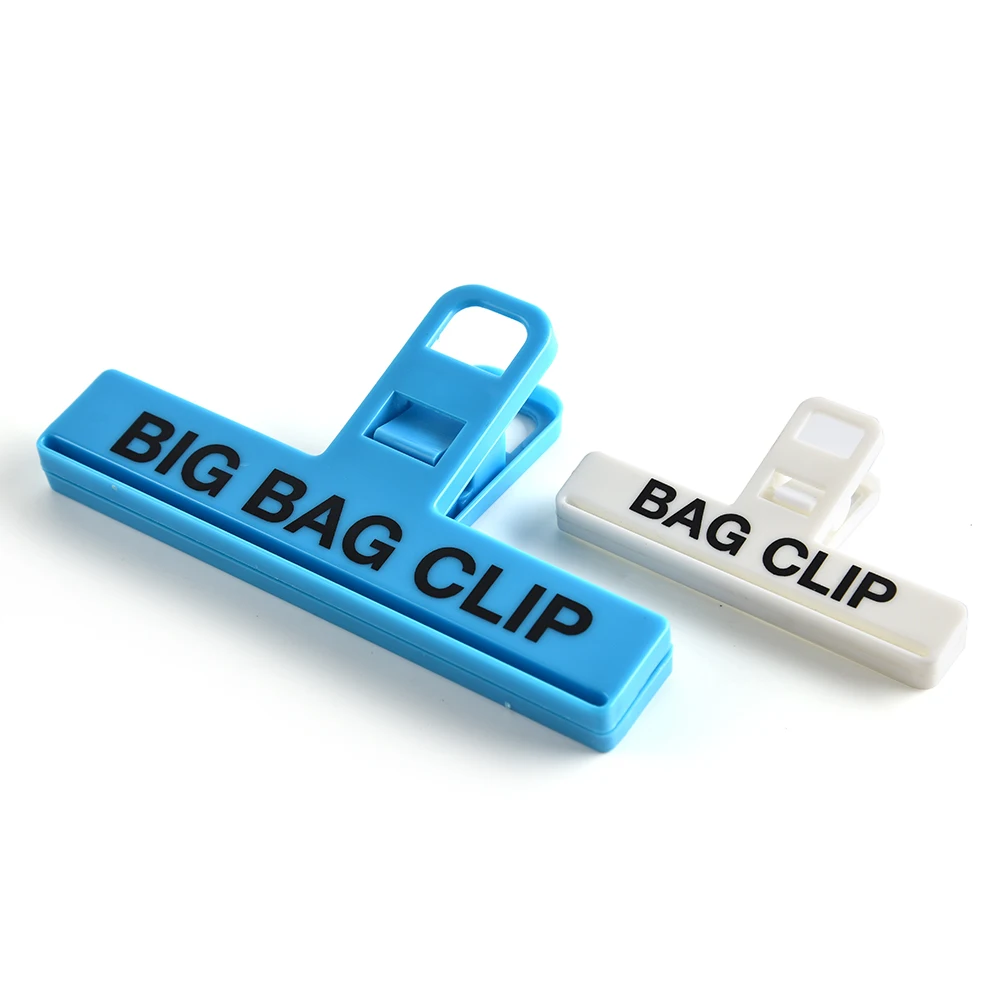 
Large and Mini Plastic Chip Clips,Bag Clips,Set of 2 