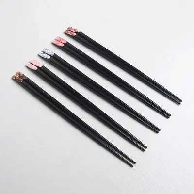 chinese style custom print colorful wood chopstick