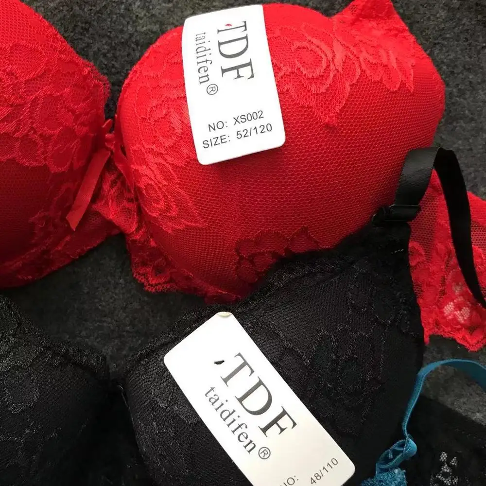 
Lace big cup push up bra women underwear stocklot for Dubai Egypt Arabie saoudite Middle East market 