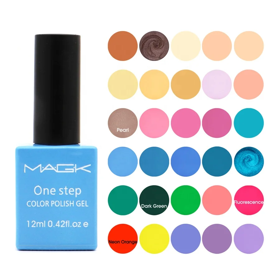 

RTS MAGK ONE STEP No.050 Christmas sale OEM wholesale soak off uv color gel non-toxic gel nail polish gel nail polish set., 96 colors