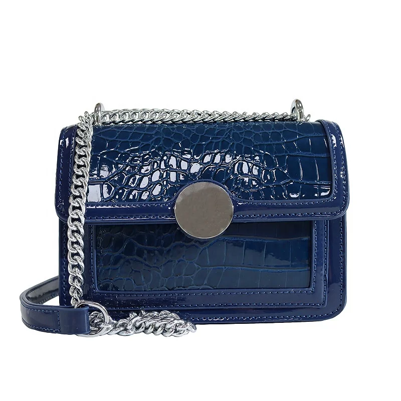 

Women New Fashion Bag With Stones Korean Styles Small Leather Chain Crossbody Bag